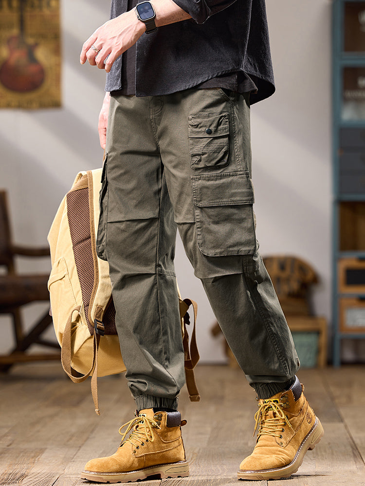 Pantalones cargo tácticos multicapa para hombre