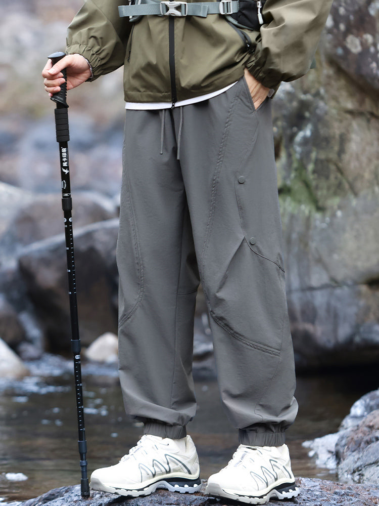 Men's Water‑Resistant Jogger Style Outdoor Hiking Trousers