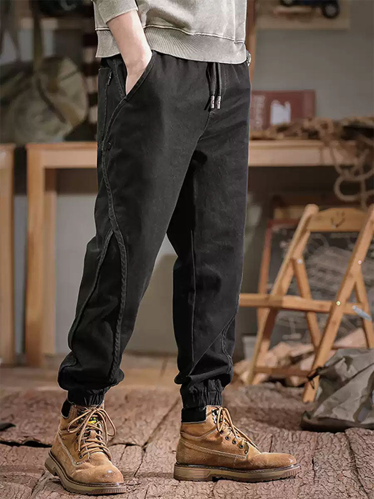 Herren Bequeme Freizeit‑Joggerhose