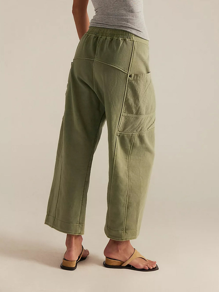 Pantalones de punto holgados y fáciles de poner