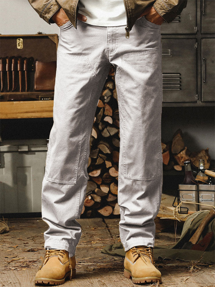 Herren Robuste Arbeits‑Cargohose aus 100 % Baumwolle