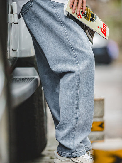 Herren Workwear‑Jeans Lockerer Straight‑Cut