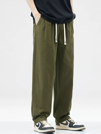 Herren Baumwolle Cargo‑Freizeithose Weiter Schnitt