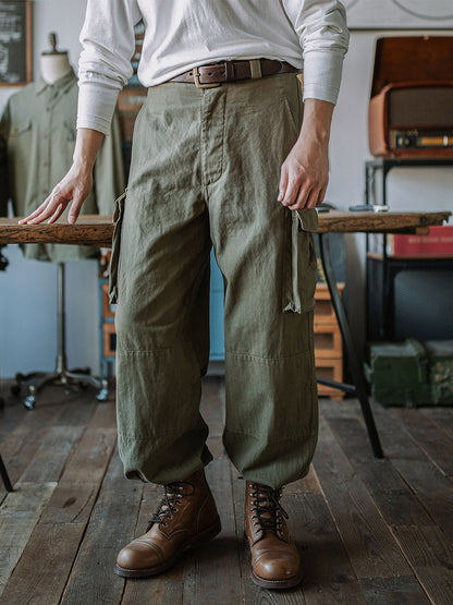 Reproduction French Army M-47 Herringbone Twill Trousers