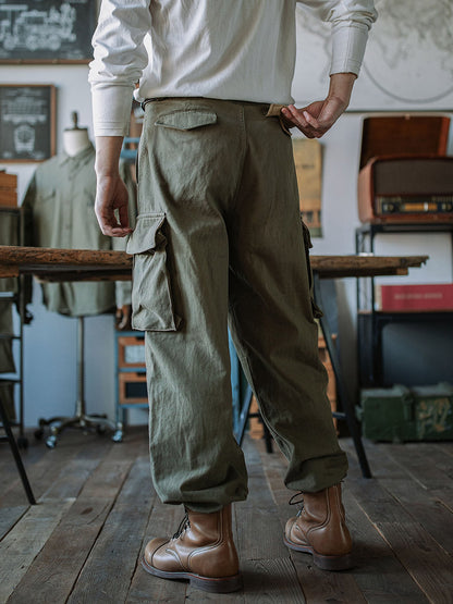 Reproduction French Army M-47 Herringbone Twill Trousers