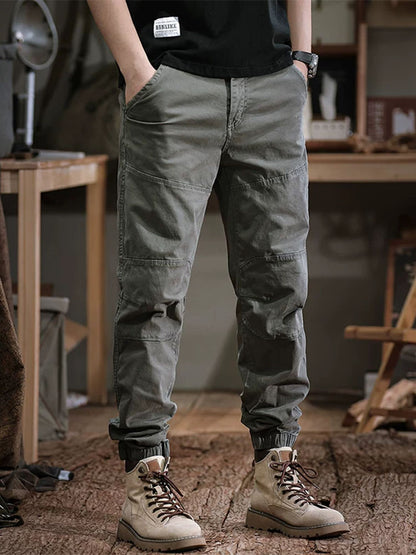 Herren Jogger‑Cargo‑Hose mit Nähtdesign