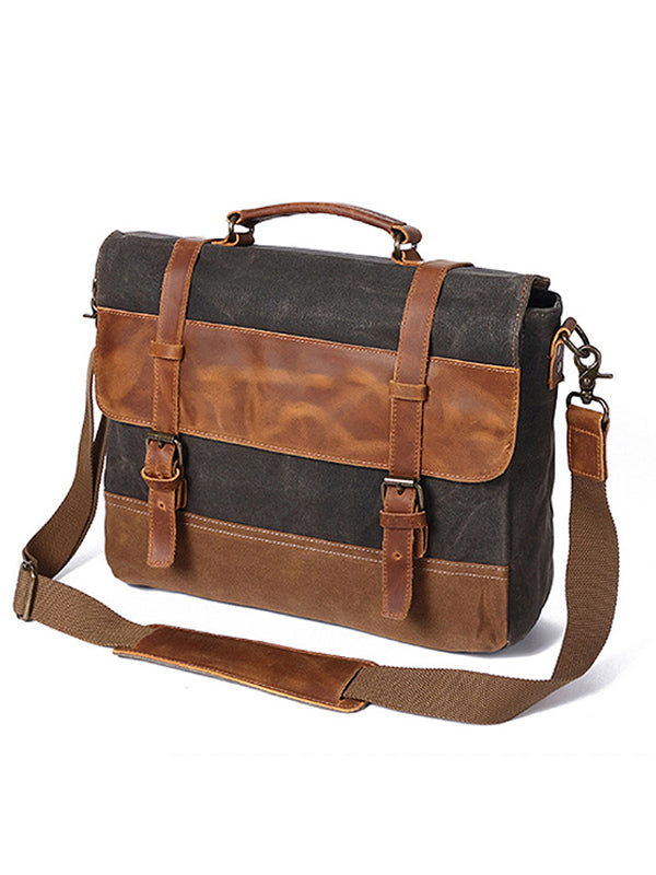 Sac à bandoulière en toile, mallette, sac pour ordinateur portable