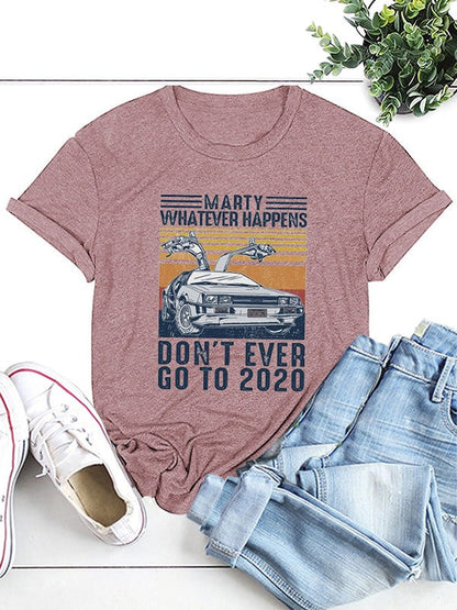 Camiseta Vintage de Viajes en el Tiempo para Mujer