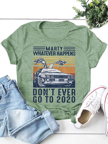 Camiseta Vintage de Viajes en el Tiempo para Mujer
