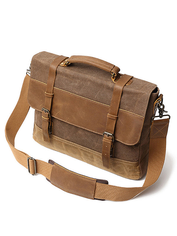 Sac à bandoulière en toile, mallette, sac pour ordinateur portable
