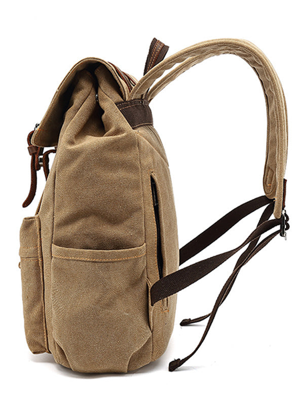 Sac à dos de voyage décontracté en toile