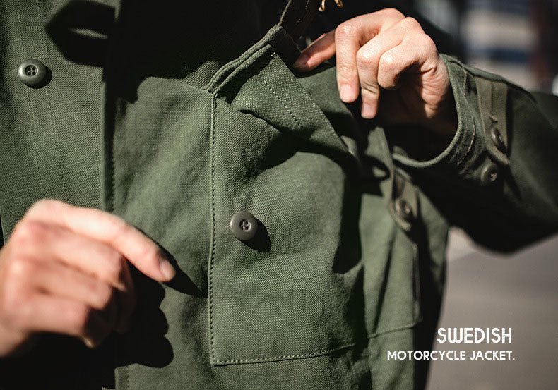 Chaqueta de Inspiración Sueca para Motociclistas