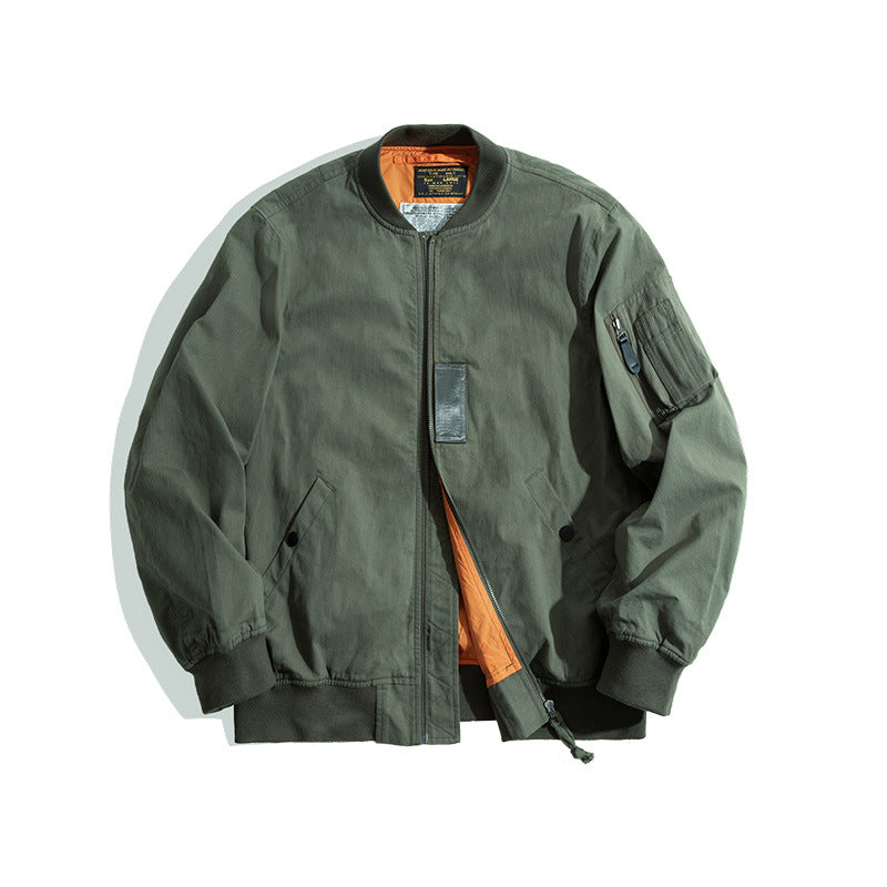 Chaqueta de aviador militar clásica