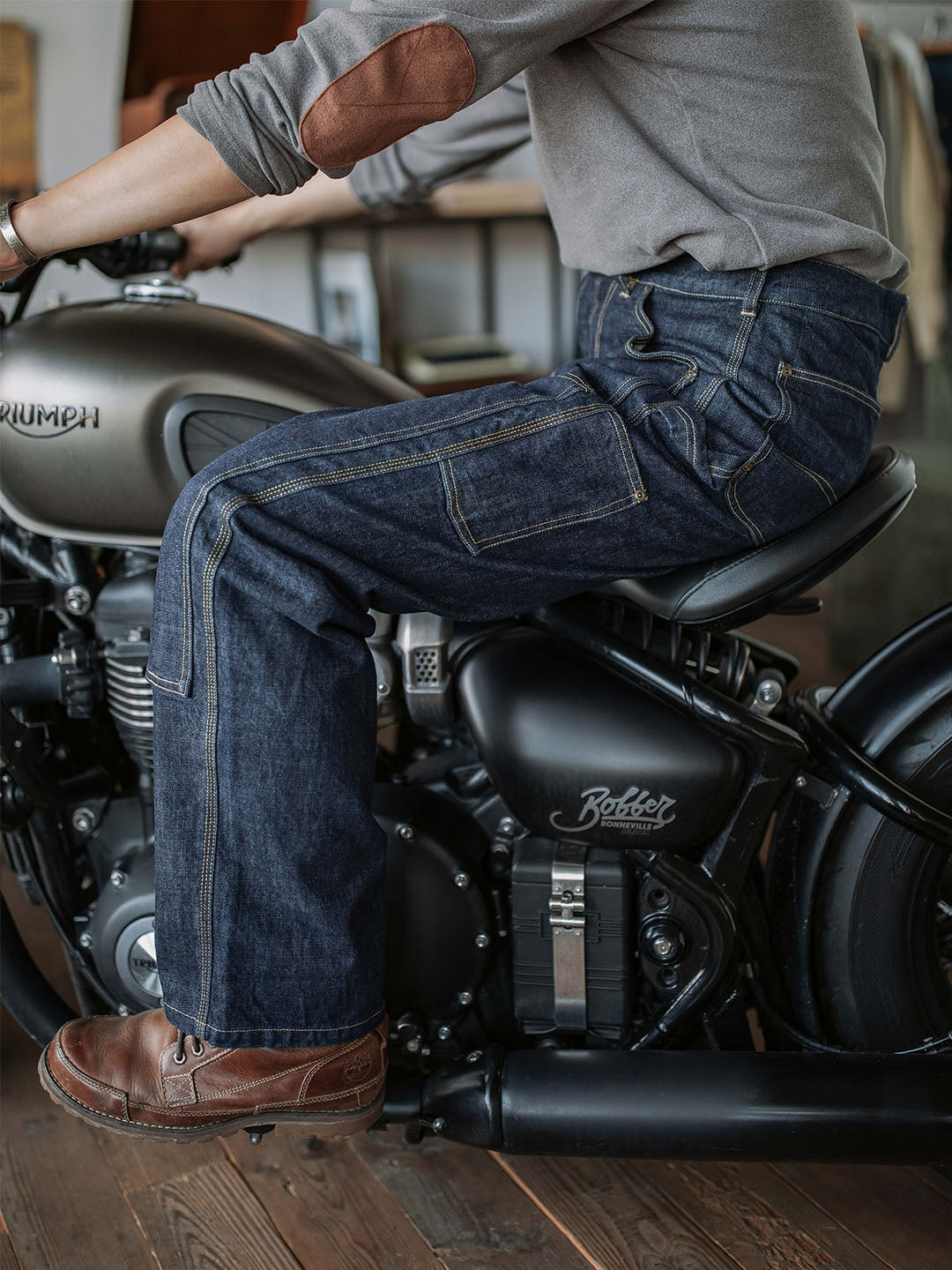 Pantalones vaqueros Selvedge Carpenter para hombre