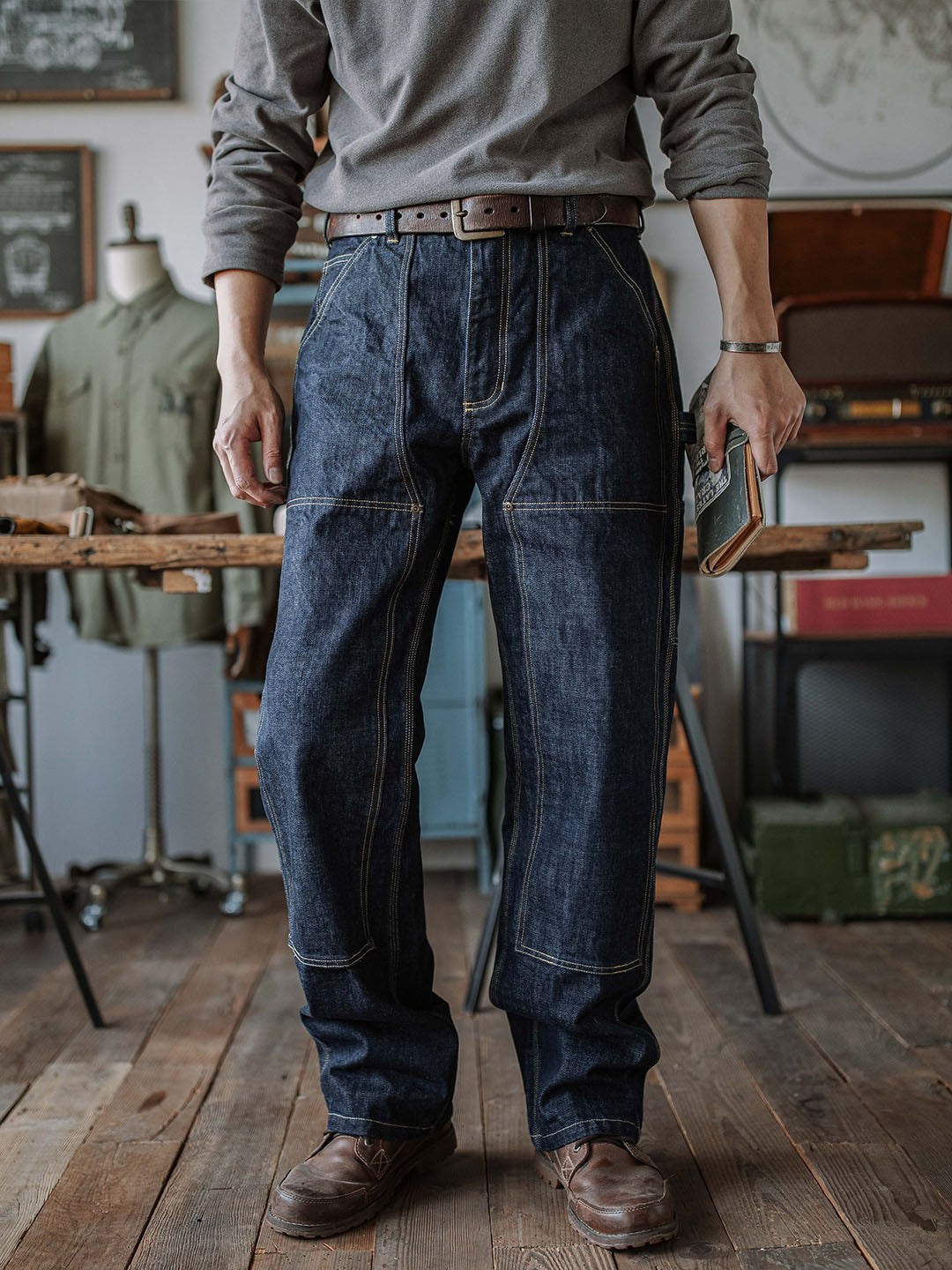 Men's Selvedge Carpenter Jeans