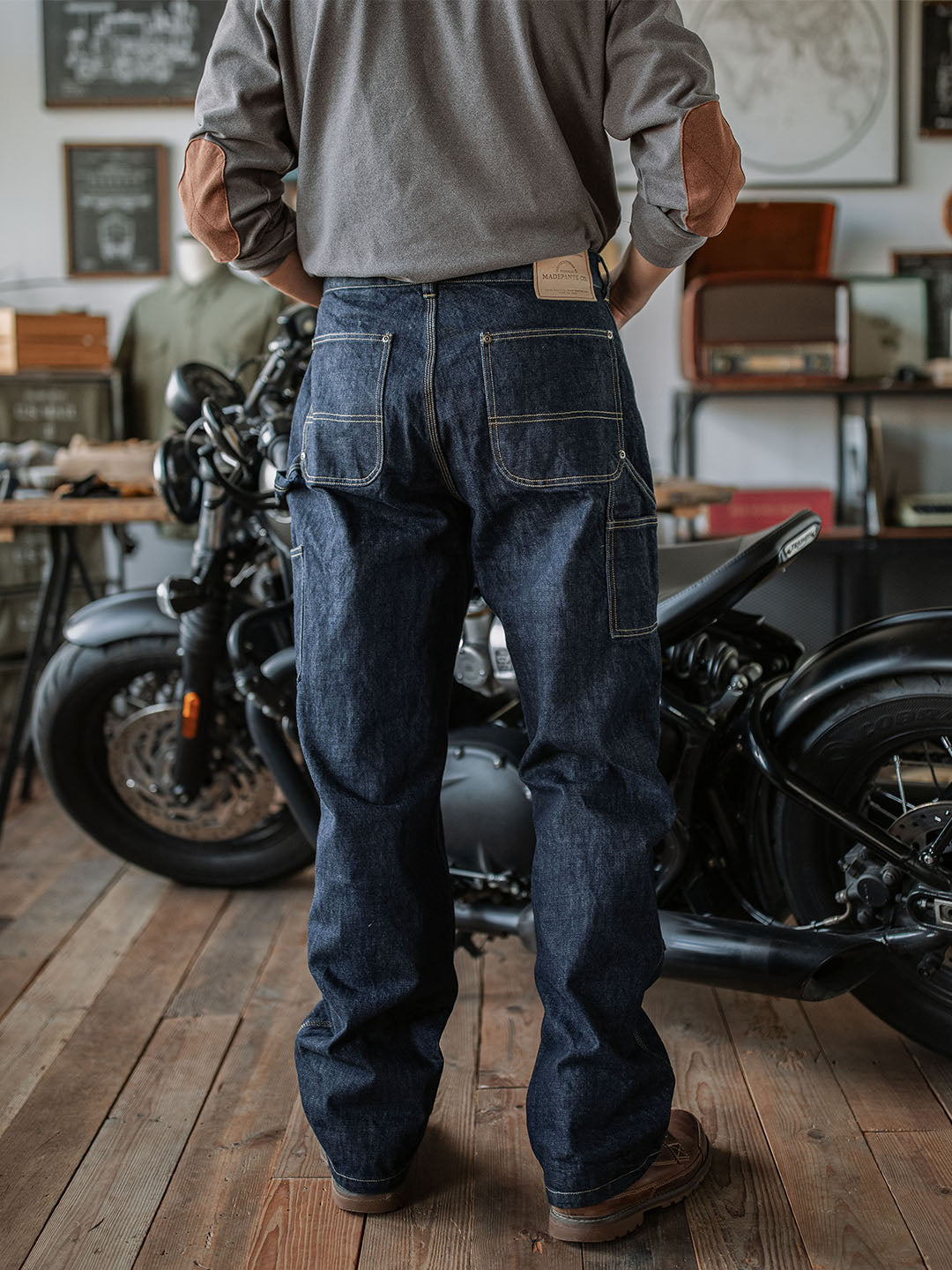 Pantalones vaqueros Selvedge Carpenter para hombre