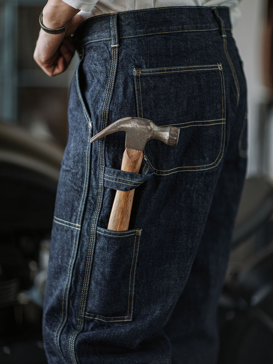 Pantalones vaqueros Selvedge Carpenter para hombre