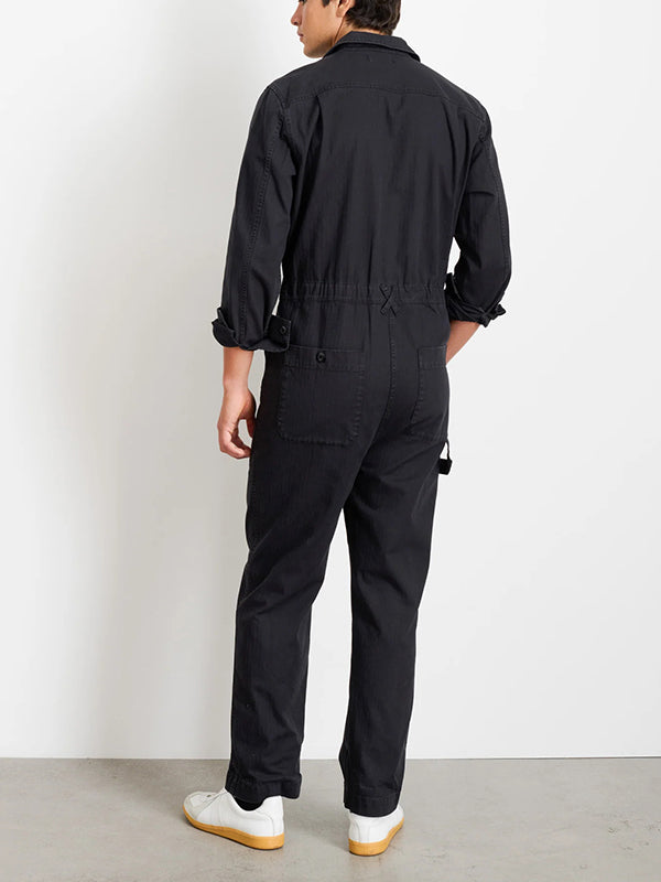 Mono de hombre slim fit con cierre de cremallera