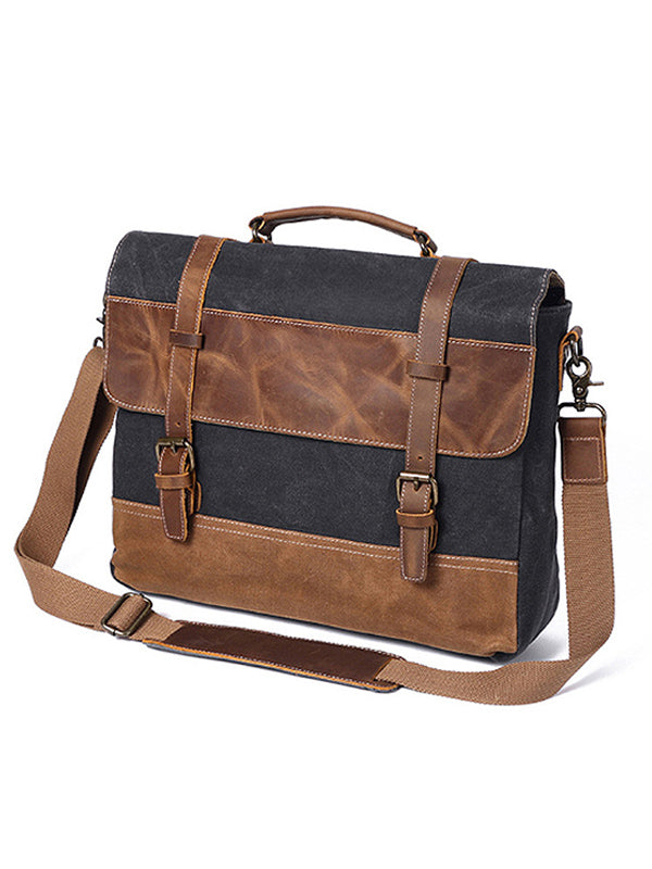 Sac à bandoulière en toile, mallette, sac pour ordinateur portable