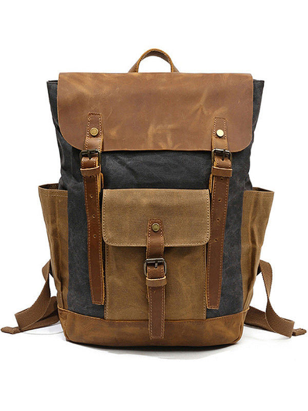 Sac à dos de voyage en toile pour sports de plein air, alpinisme