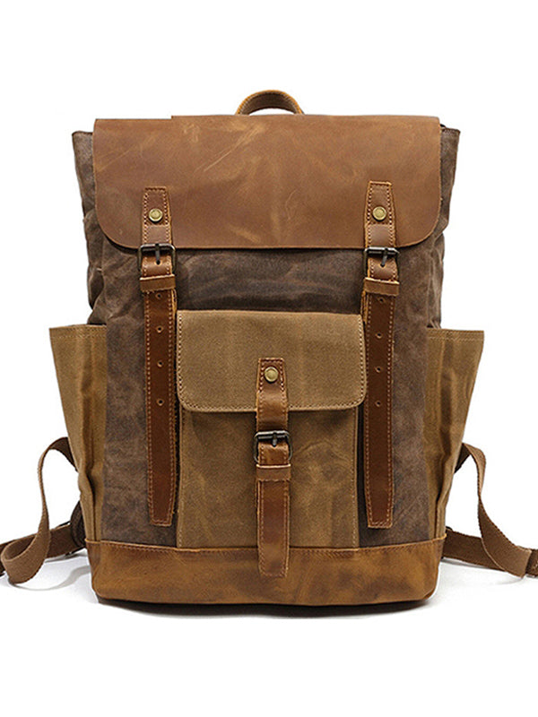 Sac à dos de voyage en toile pour sports de plein air, alpinisme