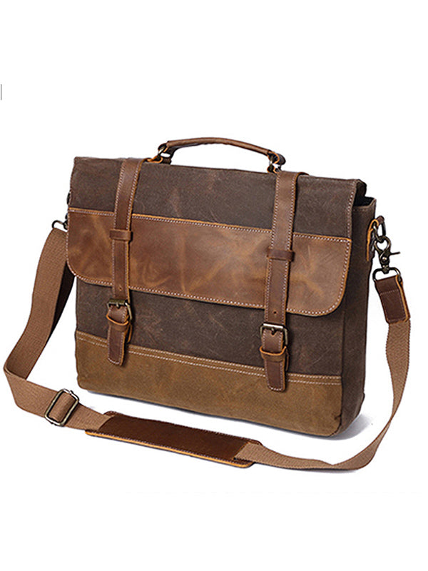Sac à bandoulière en toile, mallette, sac pour ordinateur portable