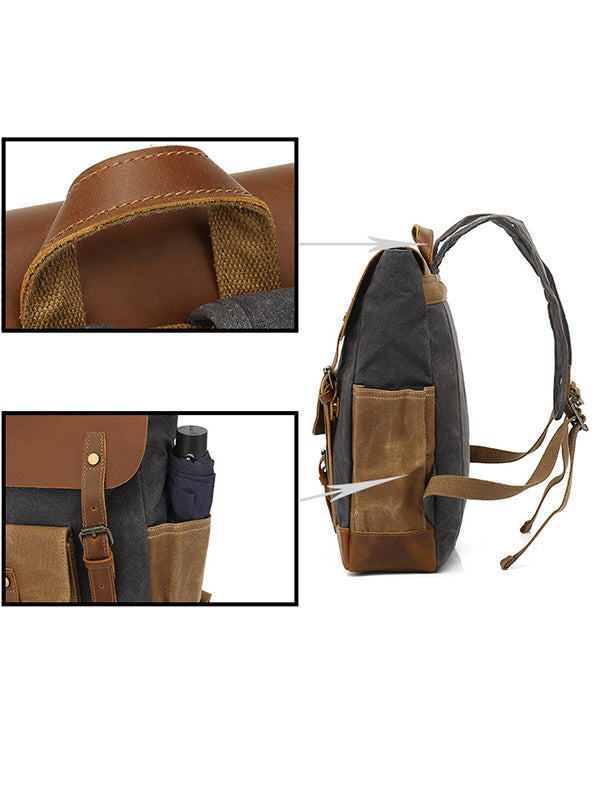 Sac à dos de voyage en toile pour sports de plein air, alpinisme