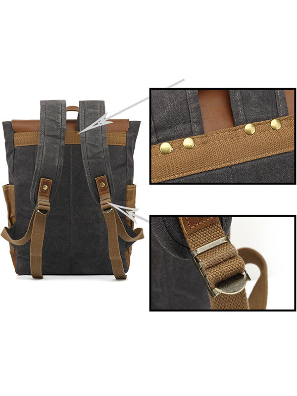 Sac à dos de voyage en toile pour sports de plein air, alpinisme